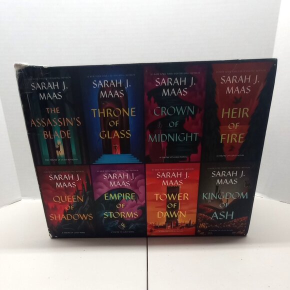 Sarah J. Maas Throne of Glass Box Set – 8 Hardcover Books - Picture 1 of 15